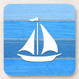 Nautical themed design coaster
