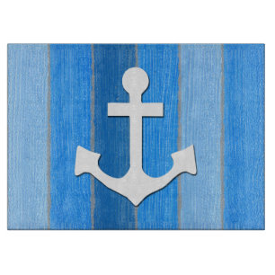 Nautical themed design cutting board