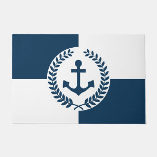 Nautical themed design doormat