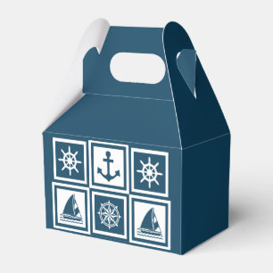 Nautical themed design favour box