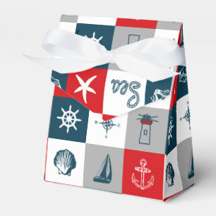 Nautical themed design favour box