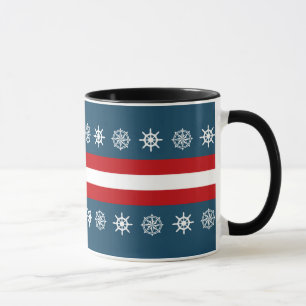 Nautical themed design mug