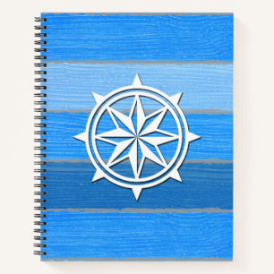 Nautical themed design notebook