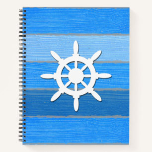 Nautical themed design notebook