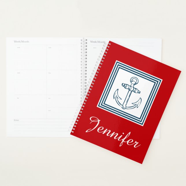 Nautical themed design planner (Display)