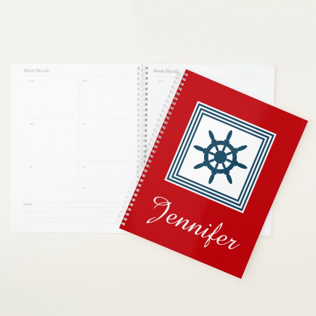 Nautical themed design planner (Display)