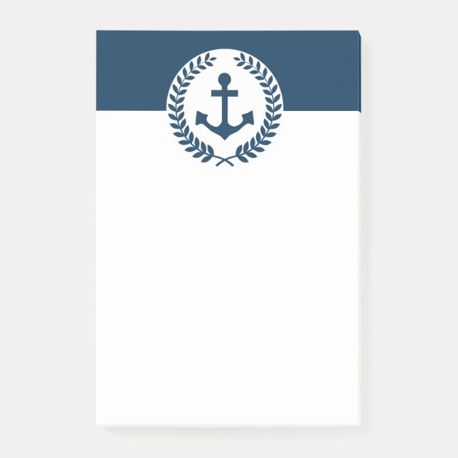 Nautical themed design post-it notes (Front)