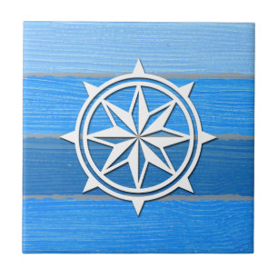 Nautical themed design tile
