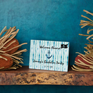 Nautical themed Stag Bachelor Party Plaque