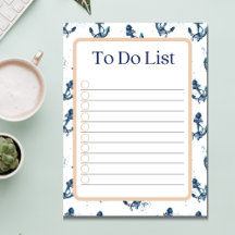 Nautical Themed To Do List