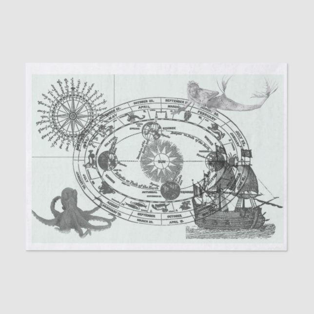 Nautical Tissue Paper (Front)