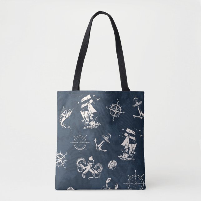 Nautical Tote Bag (Front)