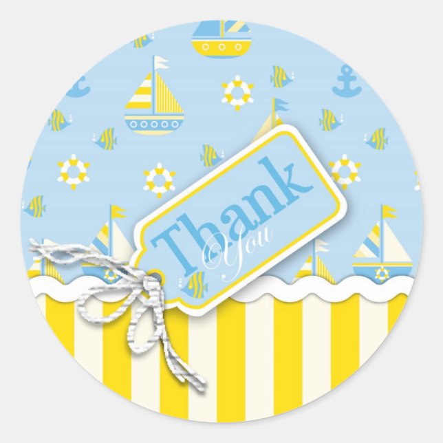 Nautical TY Sticker (Front)