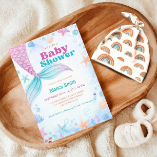 Nautical Under the Sea Baby Shower Invitation