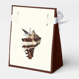 Nautical under the sea shell desert chic butterfly favour box
