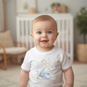 Nautical Under The Sea You Soon Baby Shower T-Shirt