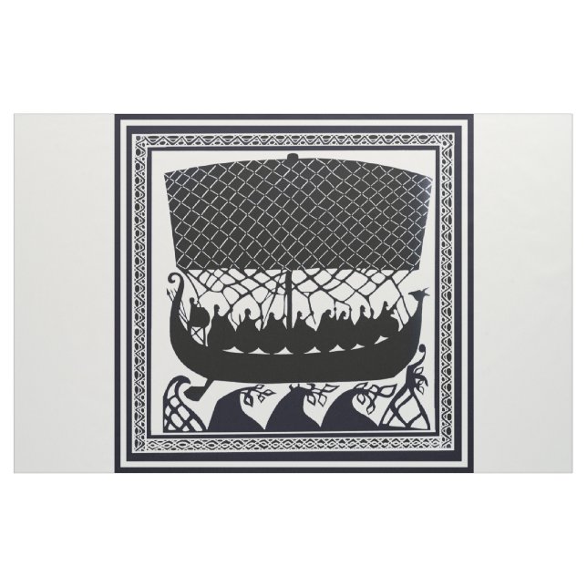 Nautical Viking Designer Fabric (Yard)