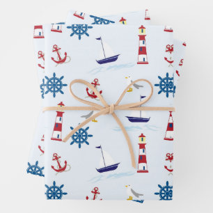 nautical-wallpaper-background-paper wrapping paper sheet