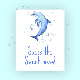 Nautical watercolor - Guess the sweet mess Poster
