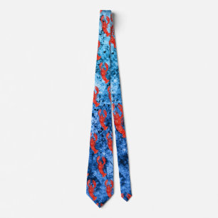 Nautical Waves Design 11 Tie