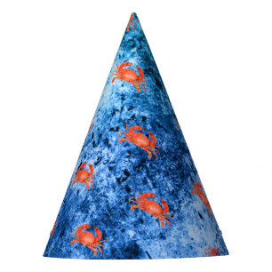Nautical Waves Design 2  Party Hat