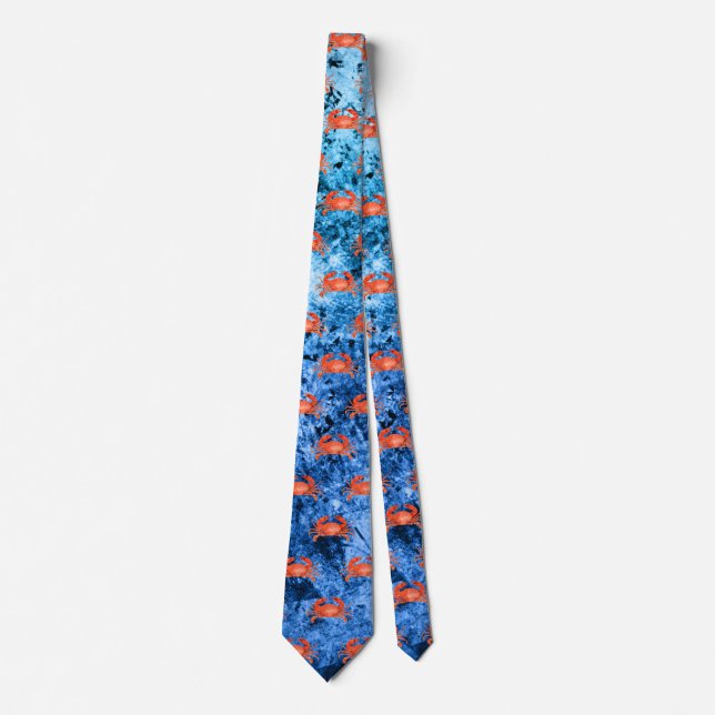 Nautical Waves Design 2   Tie (Front)