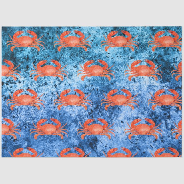 Nautical Waves Design 2 Tissue Paper (Front)