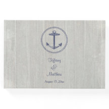 Nautical Weathered Wood Personalised Wedding