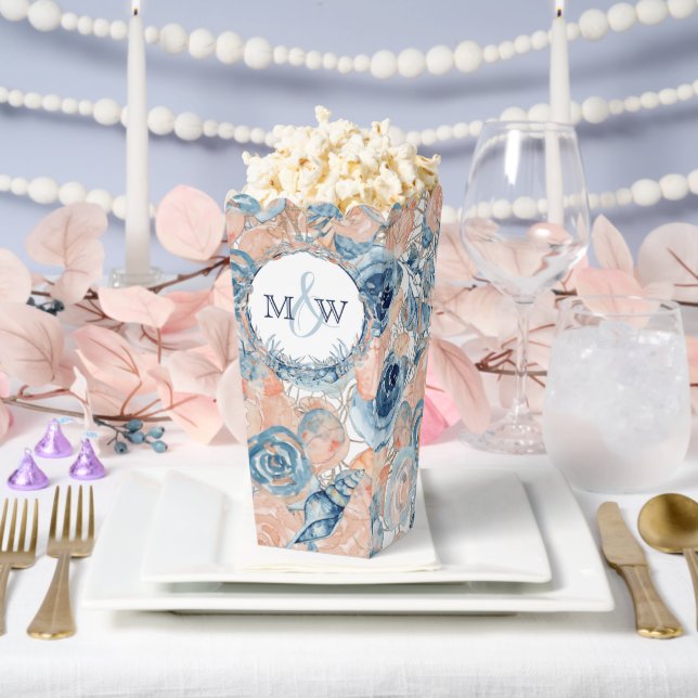 Nautical Wedding Beach Seashell Flowers  Favour Box (Wedding)