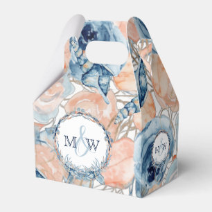 Nautical Wedding Beach Seashell Flowers  Favour Box