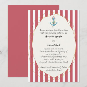 Nautical Wedding Invitation
