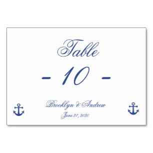 Nautical Wedding Place Cards