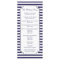 Nautical Wedding Silver Custom Program Rack Cards