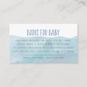 Nautical   Whale   Boy Books For Baby Enclosure Card