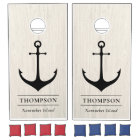 Nautical White Washed Anchor Custom Monogram Name