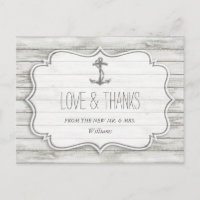 Nautical Whitewashed Wood Beach Wedding Collection