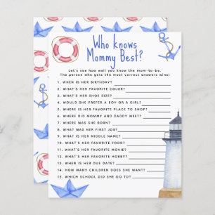 Nautical - Who knows mummy best