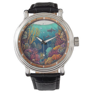 Nautical Window Deep Sea Dream Underwater Marine Watch