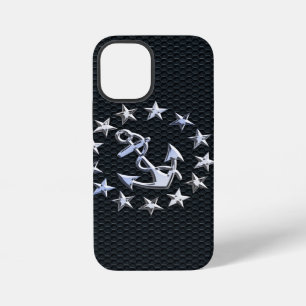Nautical Yacht Flag Chrome Ensign on Grille Print iPhone 12 Mini Case