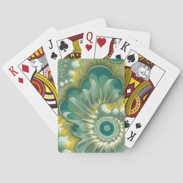 Nautilus Abstract Playing Cards (Back)