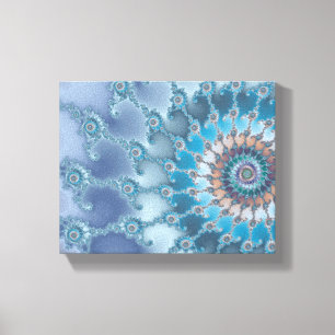 Nautilus - Fractal Art Canvas Print