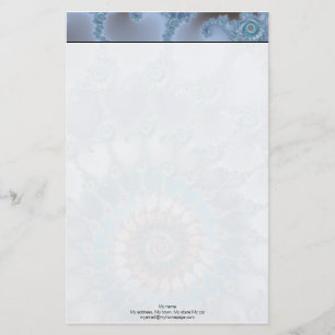 Nautilus - Fractal Art Stationery