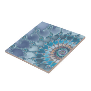 Nautilus - Fractal Art Tile