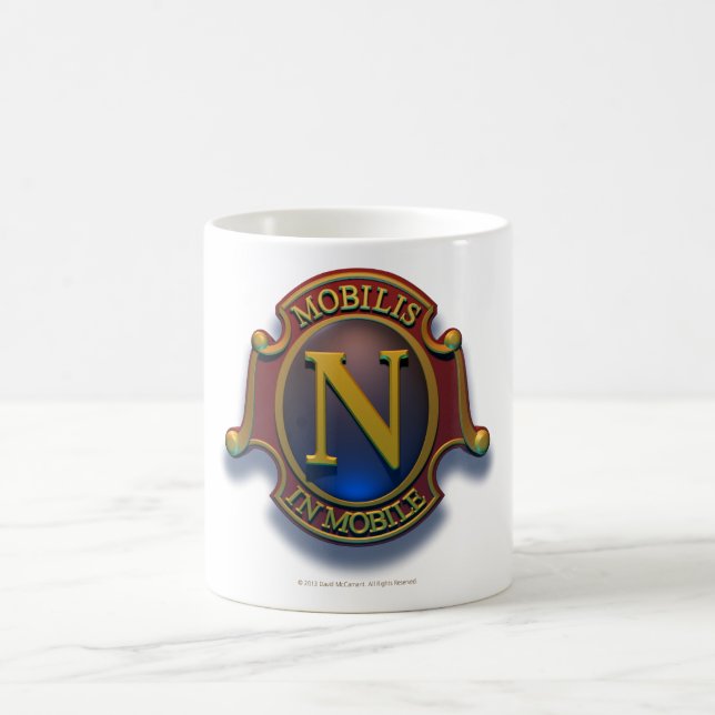 Nautilus N Shield by David McCamant Coffee Mug (Center)