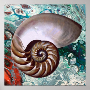 Nautilus, Nautilus Print, Art, Nautilus decor