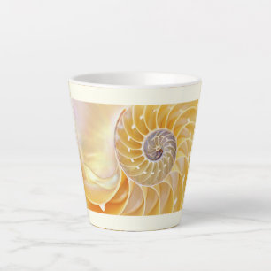 Nautilus seashell Latte Mug