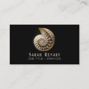 Nautilus Shell Business Card