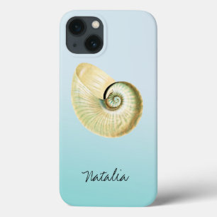 Nautilus shell iPhone 13 case