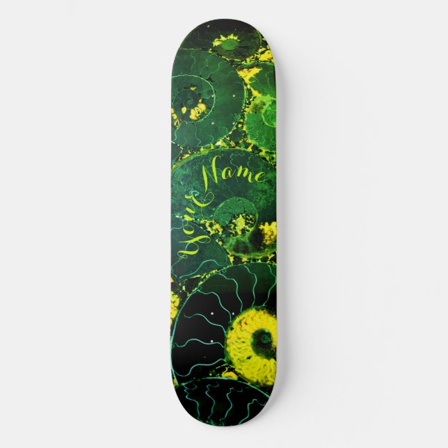Nautilus shell design skateboard (Front)