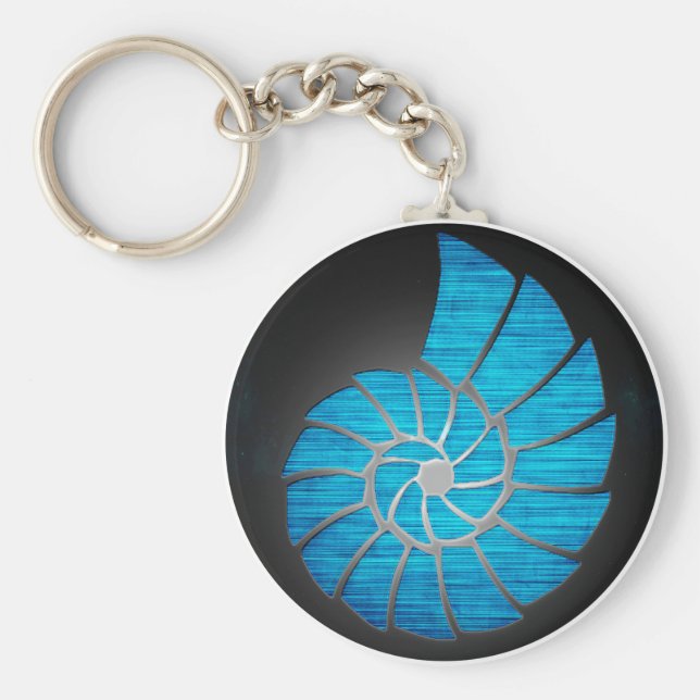 Nautilus Shell Key Ring (Front)